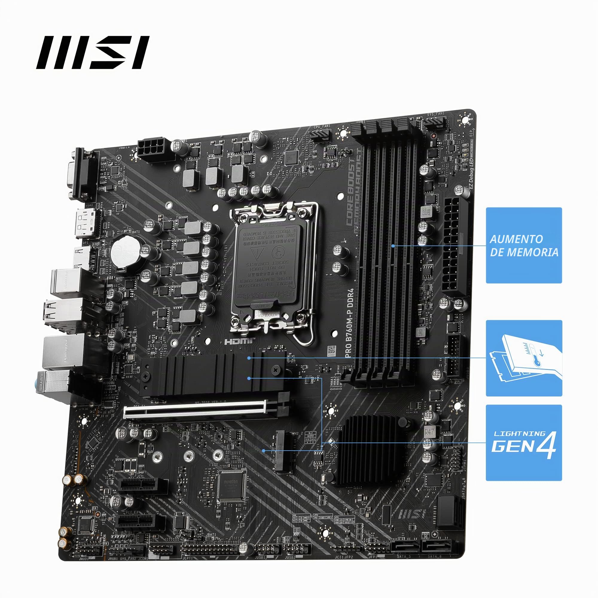 Pro B760M-P DDR4