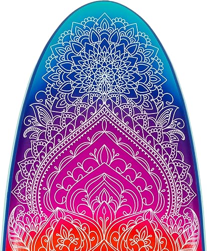 Miniatura 5 de Diatom CX - Tabla de remo inflable estable de 10 pies y 6 pulgadas (6 pulgadas de grosor, 34 pulgadas de ancho) ISUP bomba manual de triple acción,