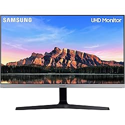 SAMSUNG LU28R552UQPXEN - Monitor de 28" 4K UHD (3840x2160, 16:9, Panel IPS, HDR, 75Hz, 4ms, AMD FreeSync, HDMI, Ajustable en inclinación), Gris Oscuro