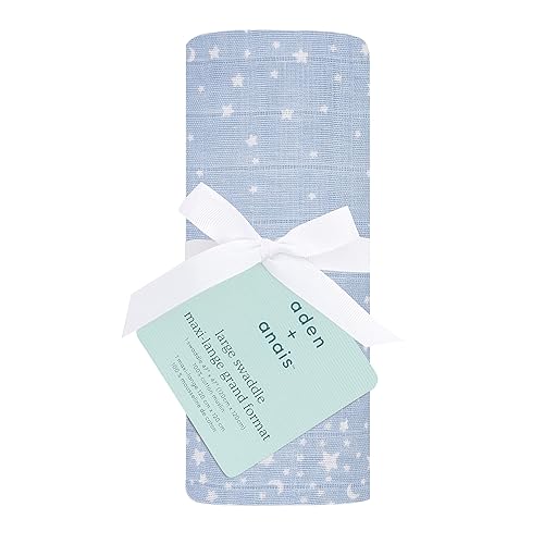 Miniatura 3 de aden + anais Manta de muselina boutique para niñas y niños, manta de envoltura ideal para recién nacidos y bebés, regalo perfecto para baby shower,