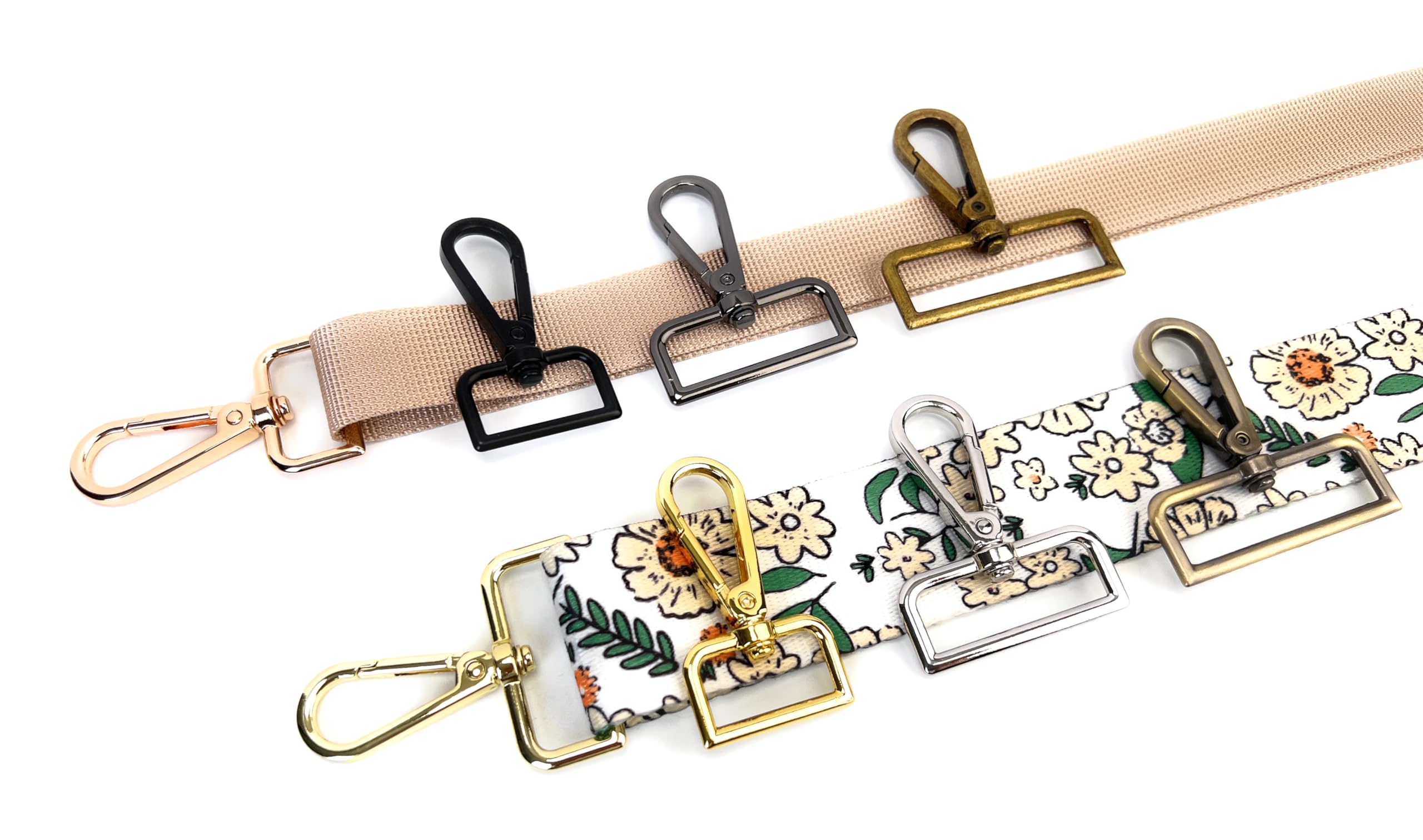 15 Moschettoni Girevoli In Metallo - Oro, 1 Pollice, Per Borse, Portachiavi E Fai Da Te - Foto 8