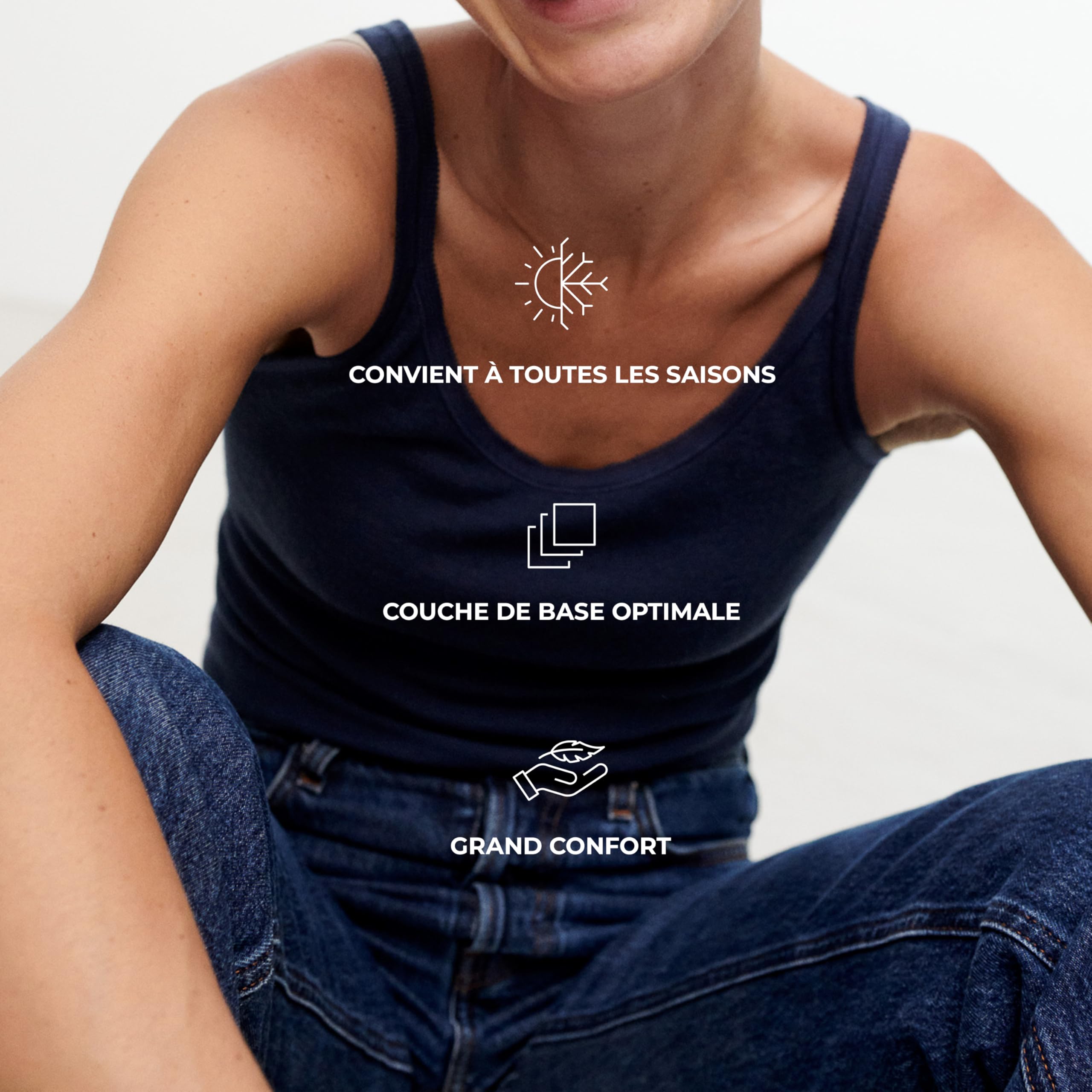 DILLING Caraco en Laine de mérinos pour Femme