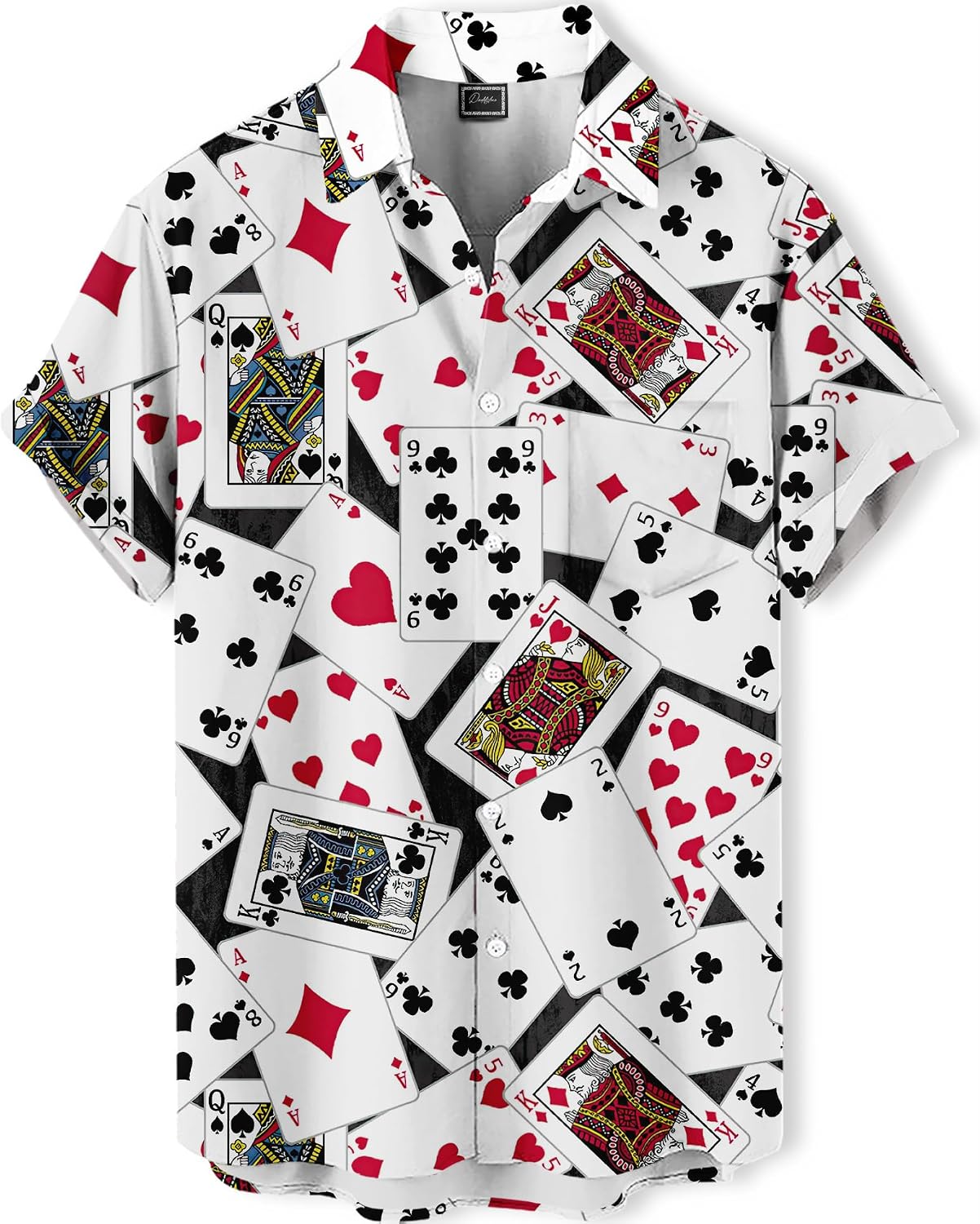 Men's Hawaiian Shirt, Fun Printed Design, Short Sleeve Button Up, Summer Holiday Resort Wear