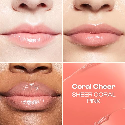 Miniatura 2 de Alleyoop Bálsamo labial brillante, objetivos labiales, rosa positivo (rosa puro y desnudo) - Cuidado de labios hidratante e hidratante para labios