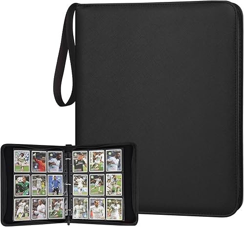 Miniatura 32 de Carpeta Mini de Tarjetas de 1 Bolsillo, Carpeta de Tarjetas Coleccionables de 80 Bolsillos, Álbum Pequeño Premium de Colección de Tarjetas