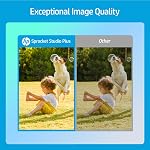 HP Sprocket Studio Plus WiFi imprimante – Imprimés sans fil 4x6” Photos de Votre iOS & Appareil Android