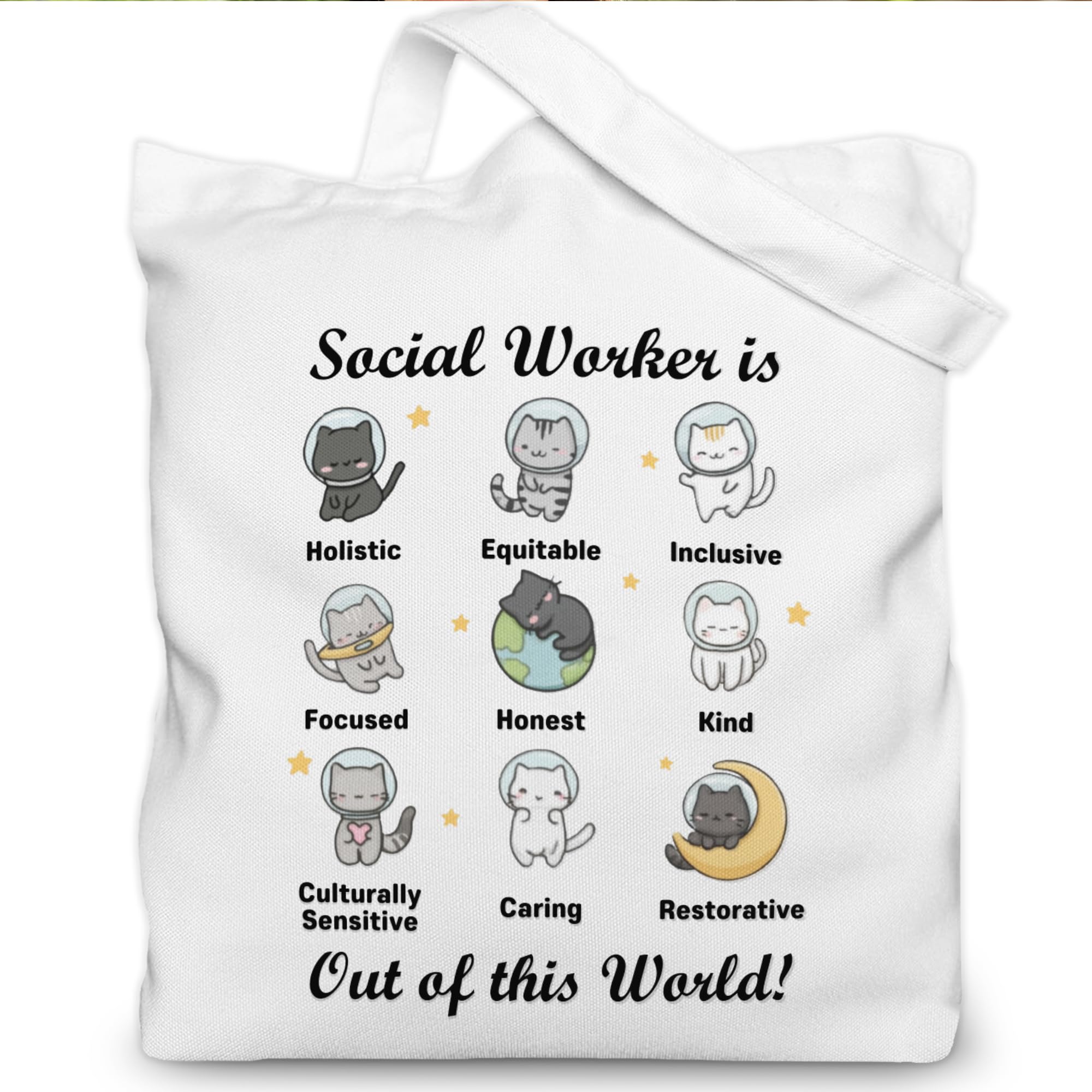 Aesthetic Tote Bag Funny Canvas Tote Bag Gift for Women 12x17 inch
