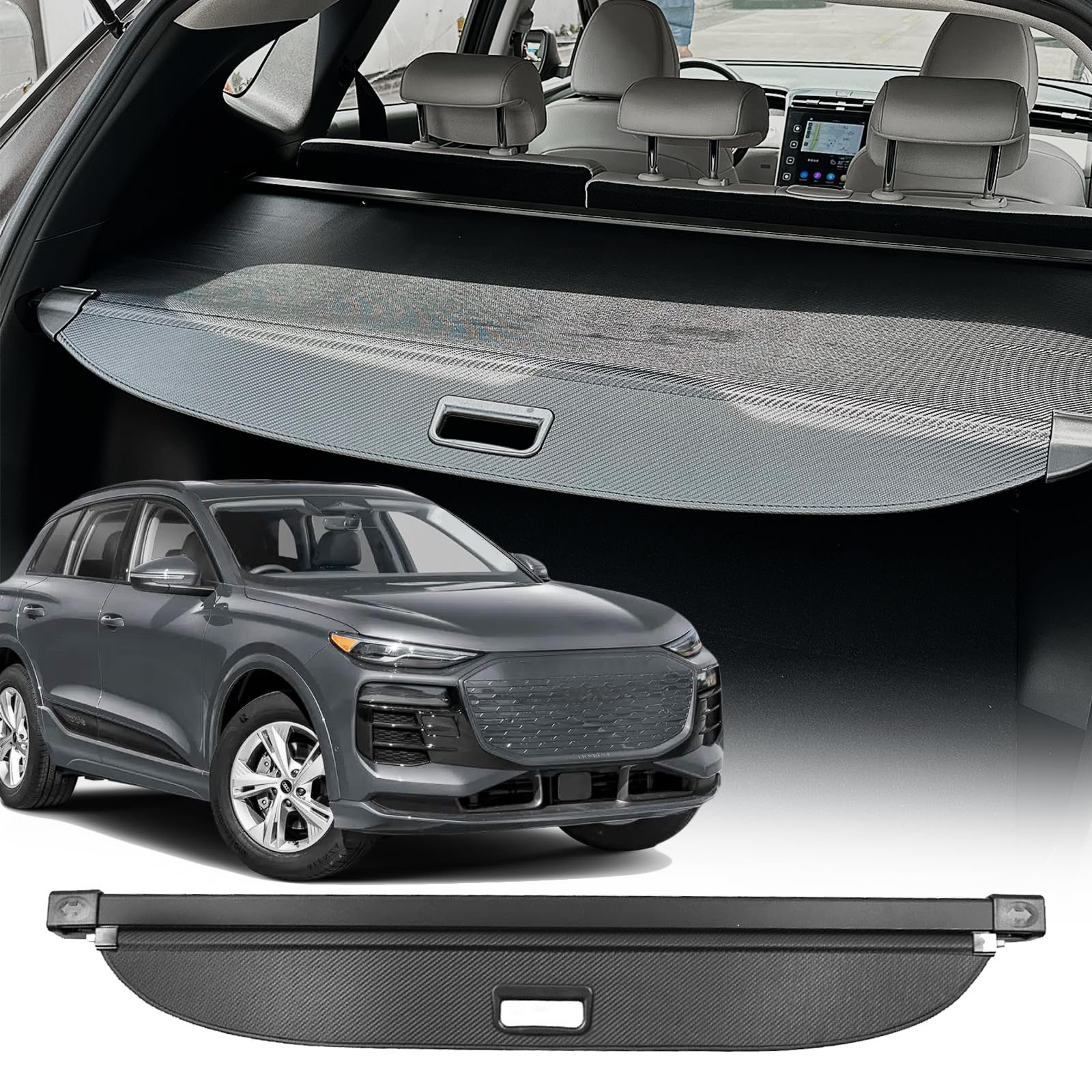 Amazon.com: Volcaner Cargo Cover for All-New 2026 Audi Q5 SQ5 Q6 e