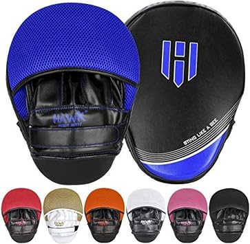 Hawk Sports Punching Mitts for Men, Women, and Kids, Leather Focus Mitts for Martial Arts and Boxing Training