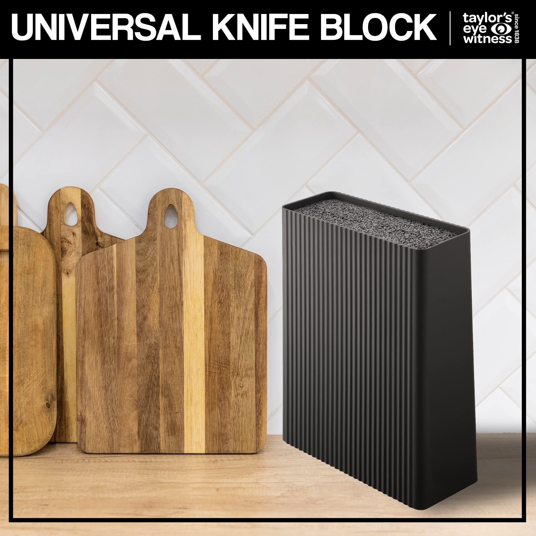 Messeraufbewahrung (Universal-Messerblock – Soft Touch)