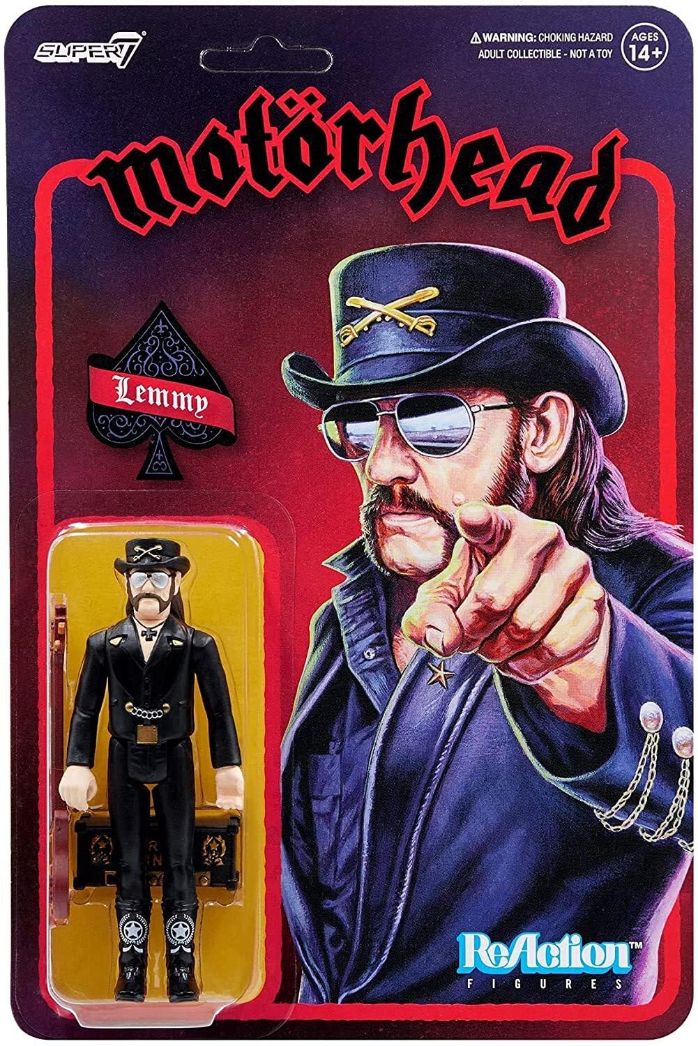 Amazon.com: Super7 Motorhead: Lemmy (Modern Cowboy) Reaction