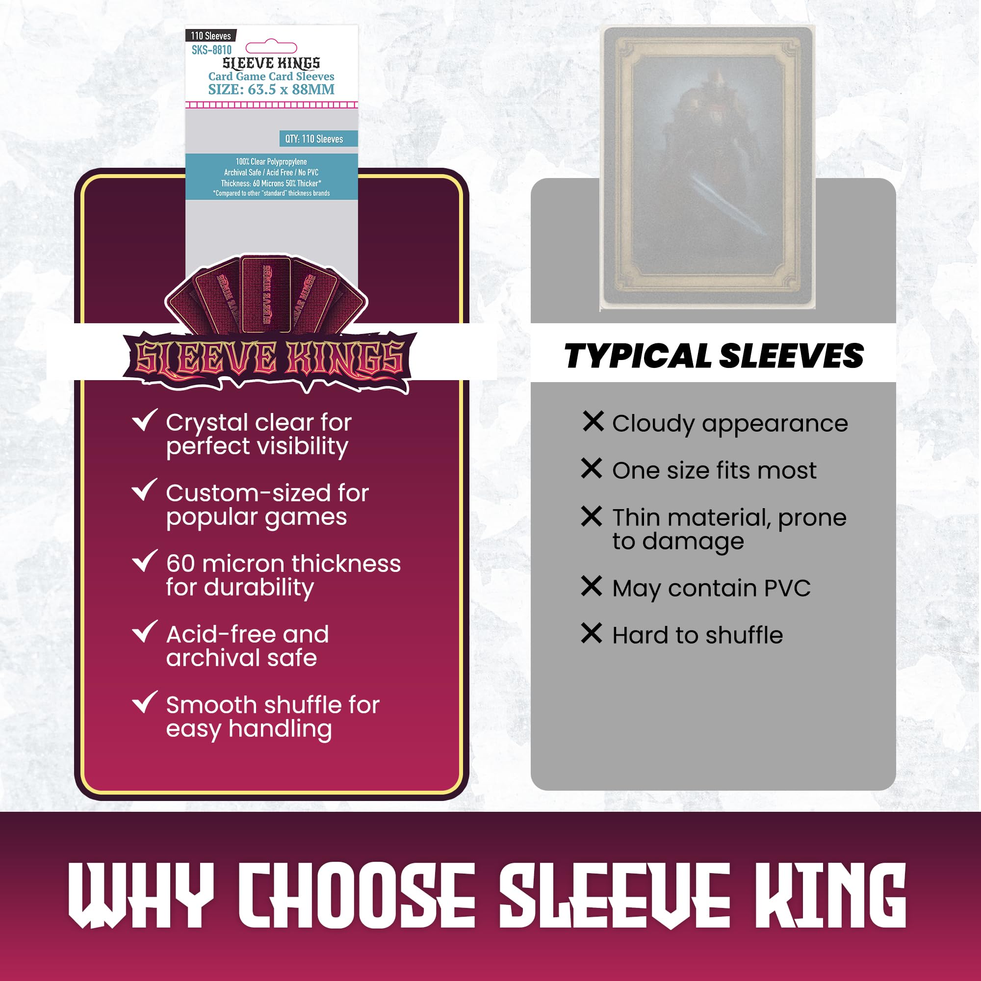 mtg cards that make wizard tokens Amazon.com: Sleeve Kings Standard Card Sleeves – 110 Count, Clear 60 Micron  Thickness, Medium MTG Size (63.5 x 88 mm), Compatible with Magic: The  Gathering & More – SKU: SKS-8810 : Toys & Games