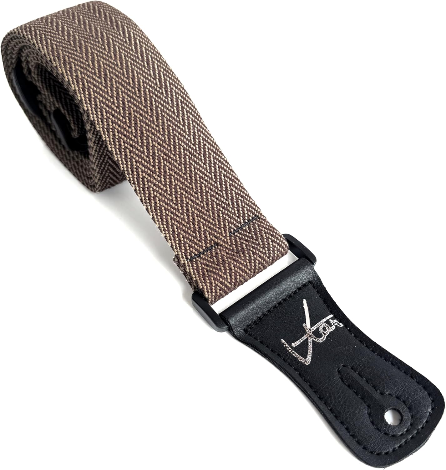 Vtar Tweed Brown Guitar Strap - Electric Acoustic Bass - Image 1 of 2