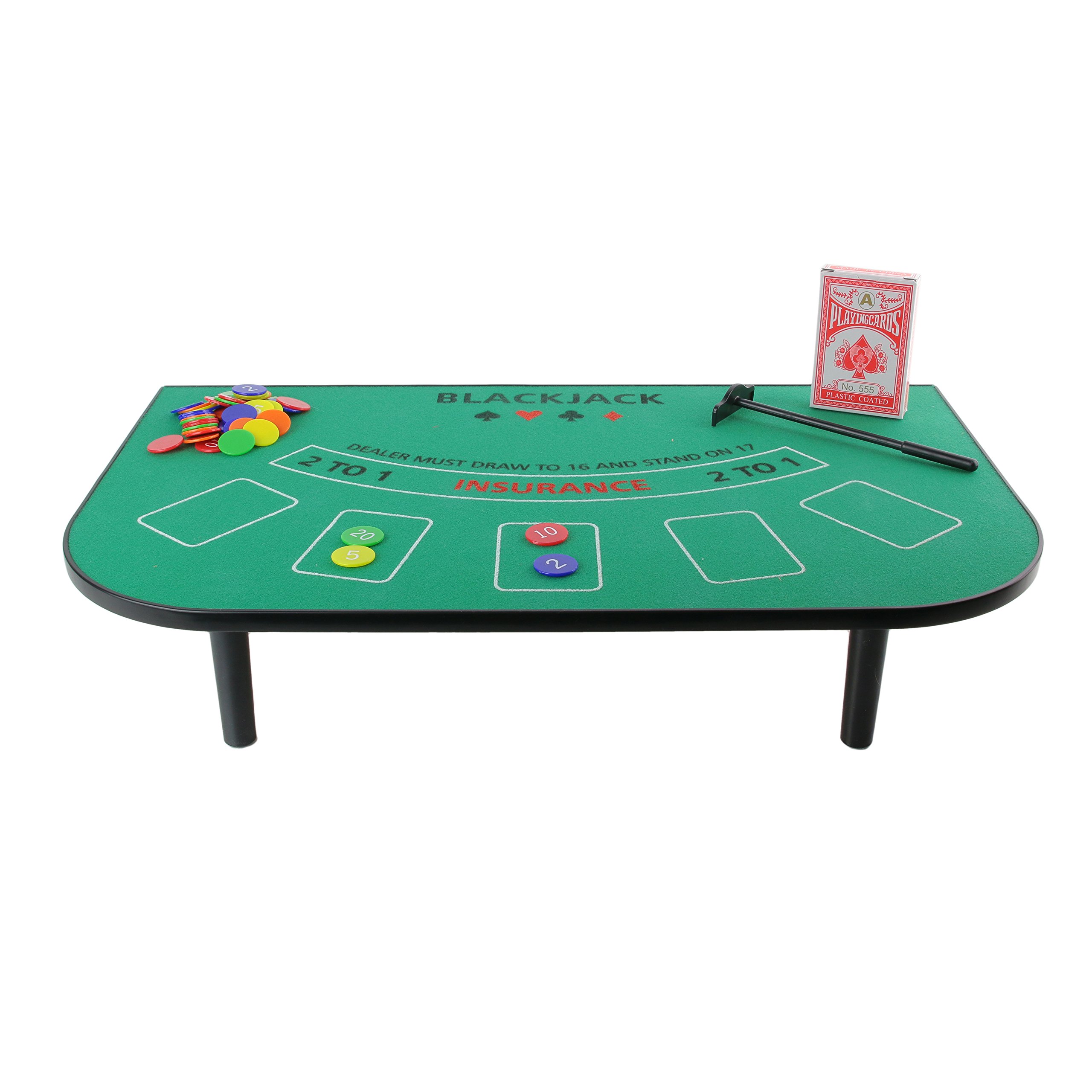 MISTER GADGET - Mg3080 - Jeux de Société - Table de Blackjack