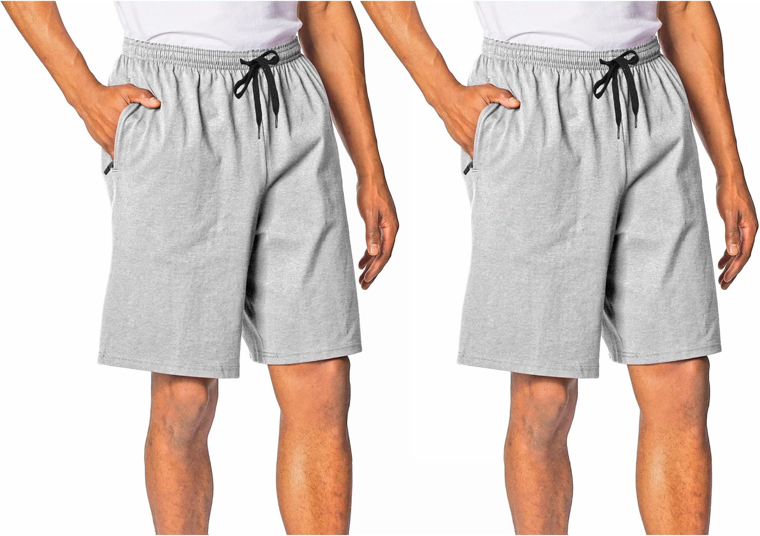 Buy That TrendzMens One Side Zipped Pockets Shorts | Men's Cotton Shorts | Shorts for Mens | Mens Shorts Combo Pack of 2
