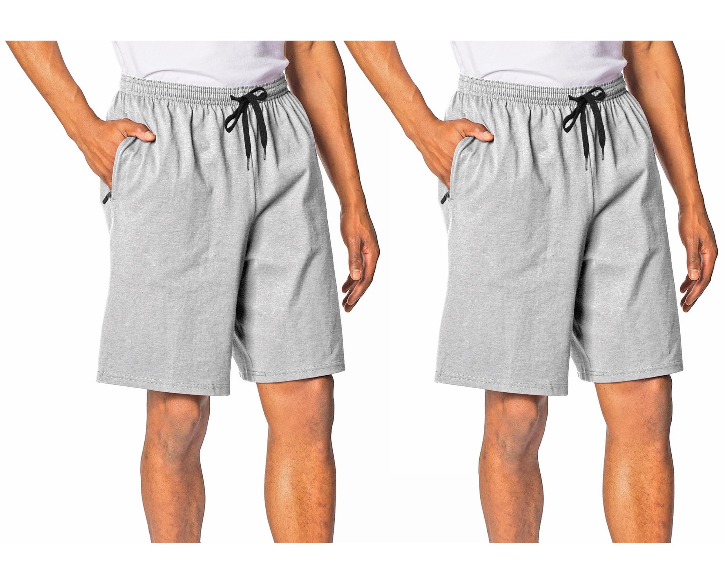 Buy That TrendzMens One Side Zipped Pockets Shorts | Men's Cotton Shorts | Shorts for Mens | Mens Shorts Combo Pack of 2
