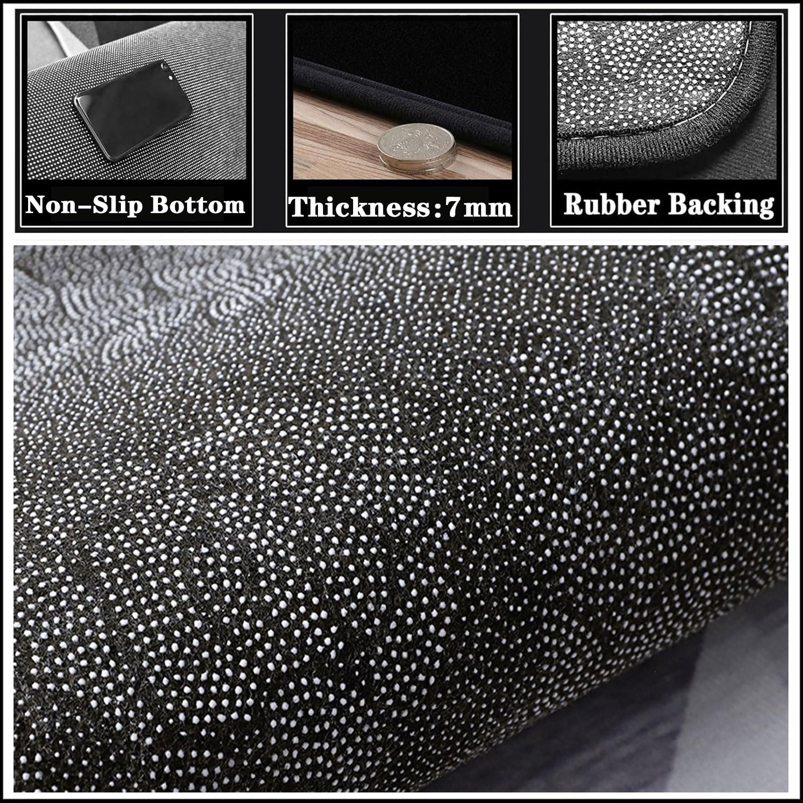 Tappeto per Batteria, Tappetino per Batteria Drum Tappeto Insonorizzato per Batterie elettroniche Rullante Acustica Snare Drum Grancassa Strumenti Musicali Coperta Antiscivolo 120 x 80 cm