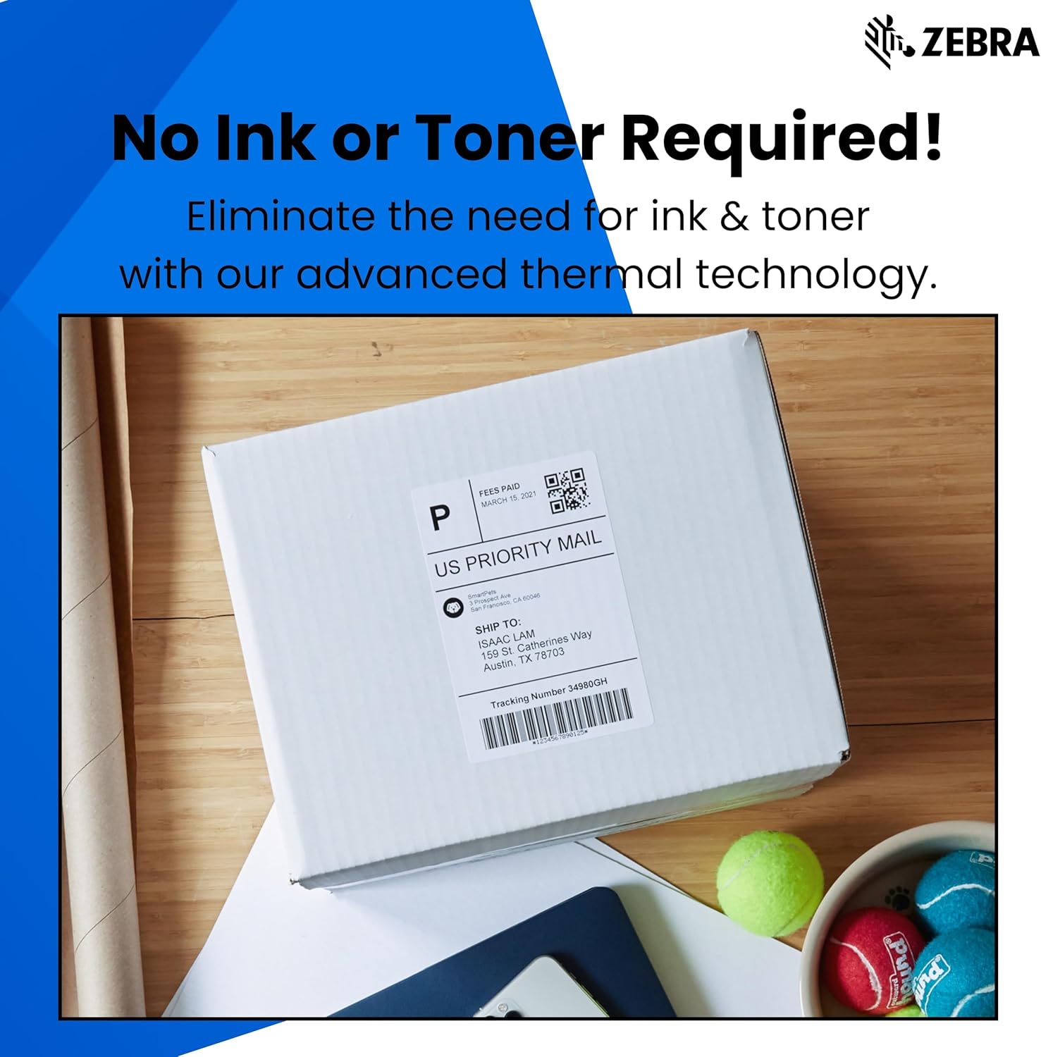 Zebra ZD421 Thermal Transfer Desktop Printer 203 dpi Print Width 4-inch USB Ethernet ZD4A042-301E00EZ (Renewed) - Image 3