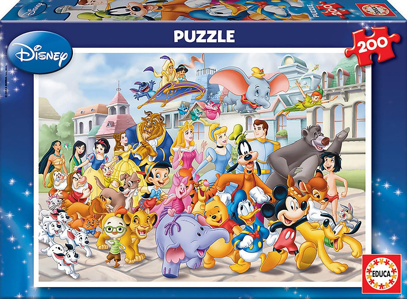 Educa - Children's Puzzle with 200 Pieces | Disney parade. Puzzle Composed of 200 large pieces. Approximate measurement once assembled: 40 x 28 cm. From 6 years (13289)