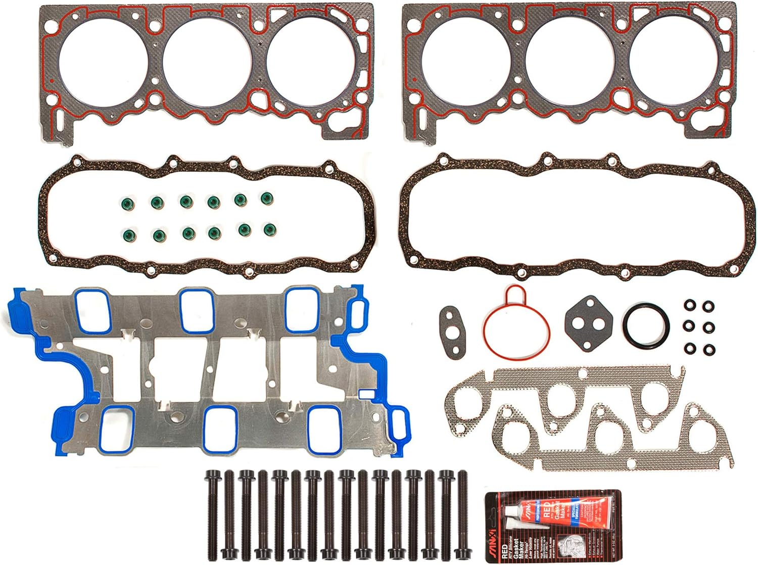 Evergreen HSHB8-20300 Cylinder Head Gasket Set Head Bolt