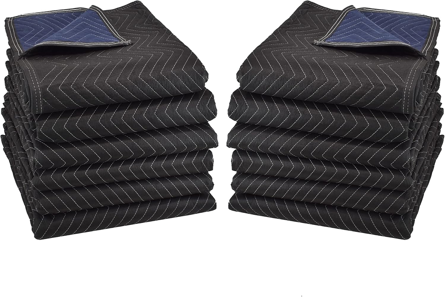 Moving & Packing Blankets | Thick Quilted Moving Blanket | 72 X 80 | 40 lb/dz weight | (12 Pack)