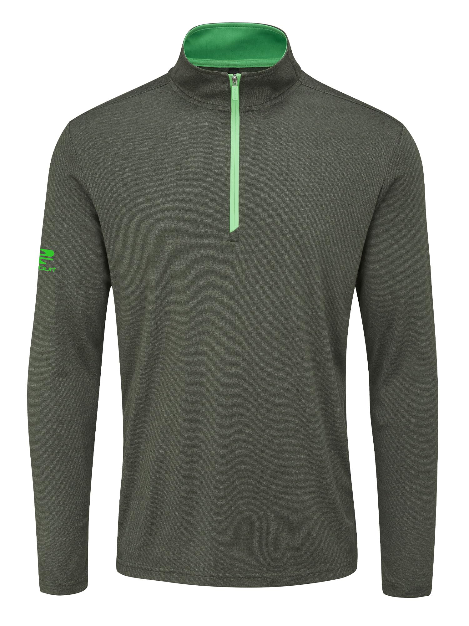 Stuburt Men's Tern Breathable Windproof Moisture Wicking Pullover Sweater, Khaki, XL