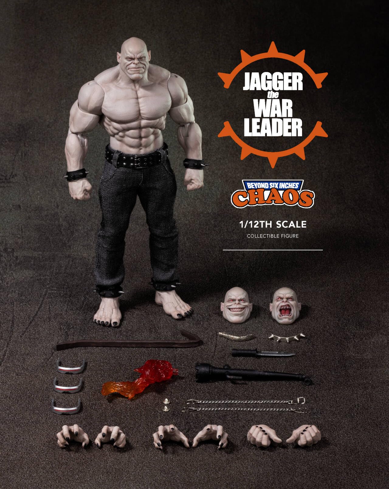Amazon.co.jp: 【Tbmodel 】CHAOS 1/12 フィギュア 指導者ジャガー 素 