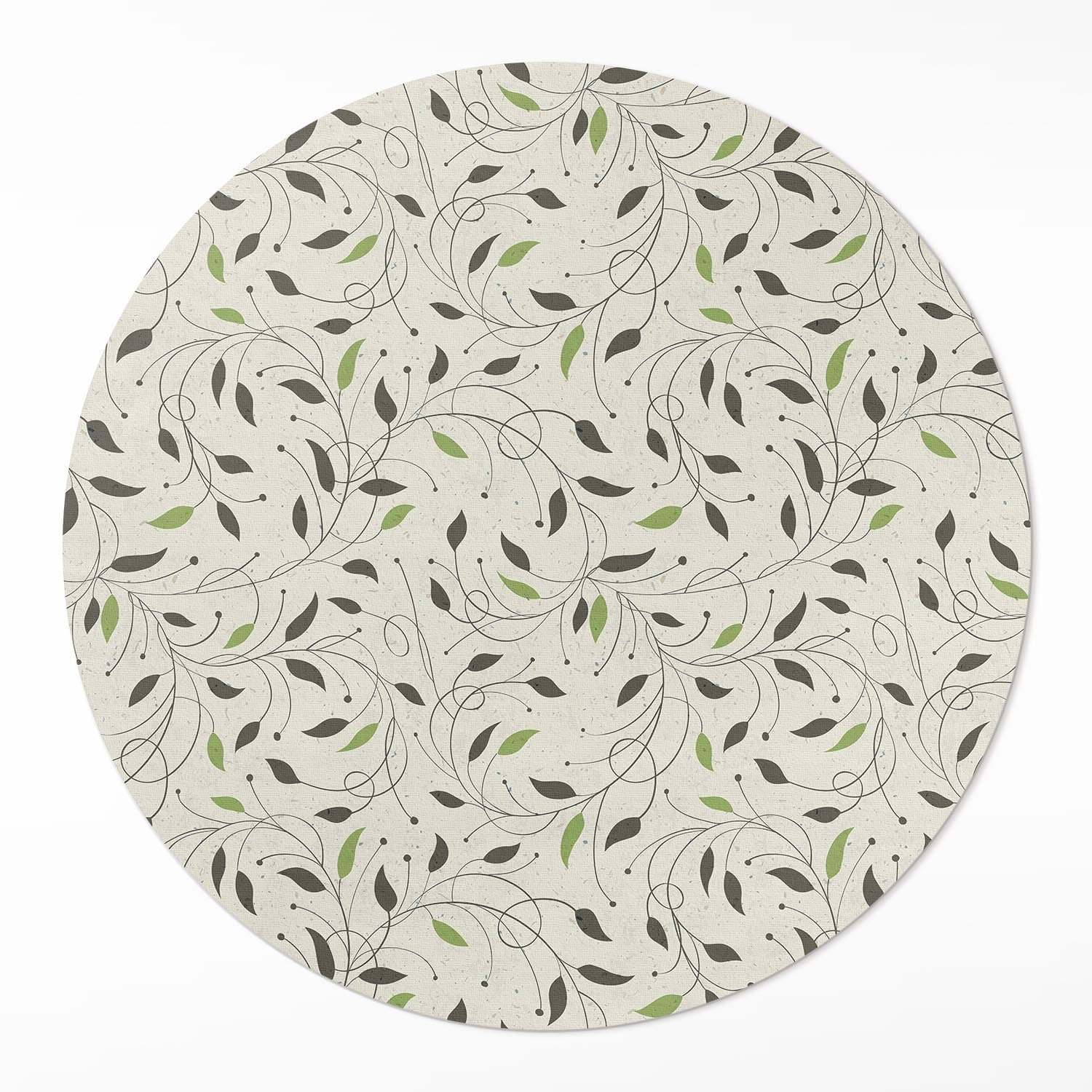 Tapis rond anti rayure en vinyle pour proteger le sol de la cuisine des taches de graisse