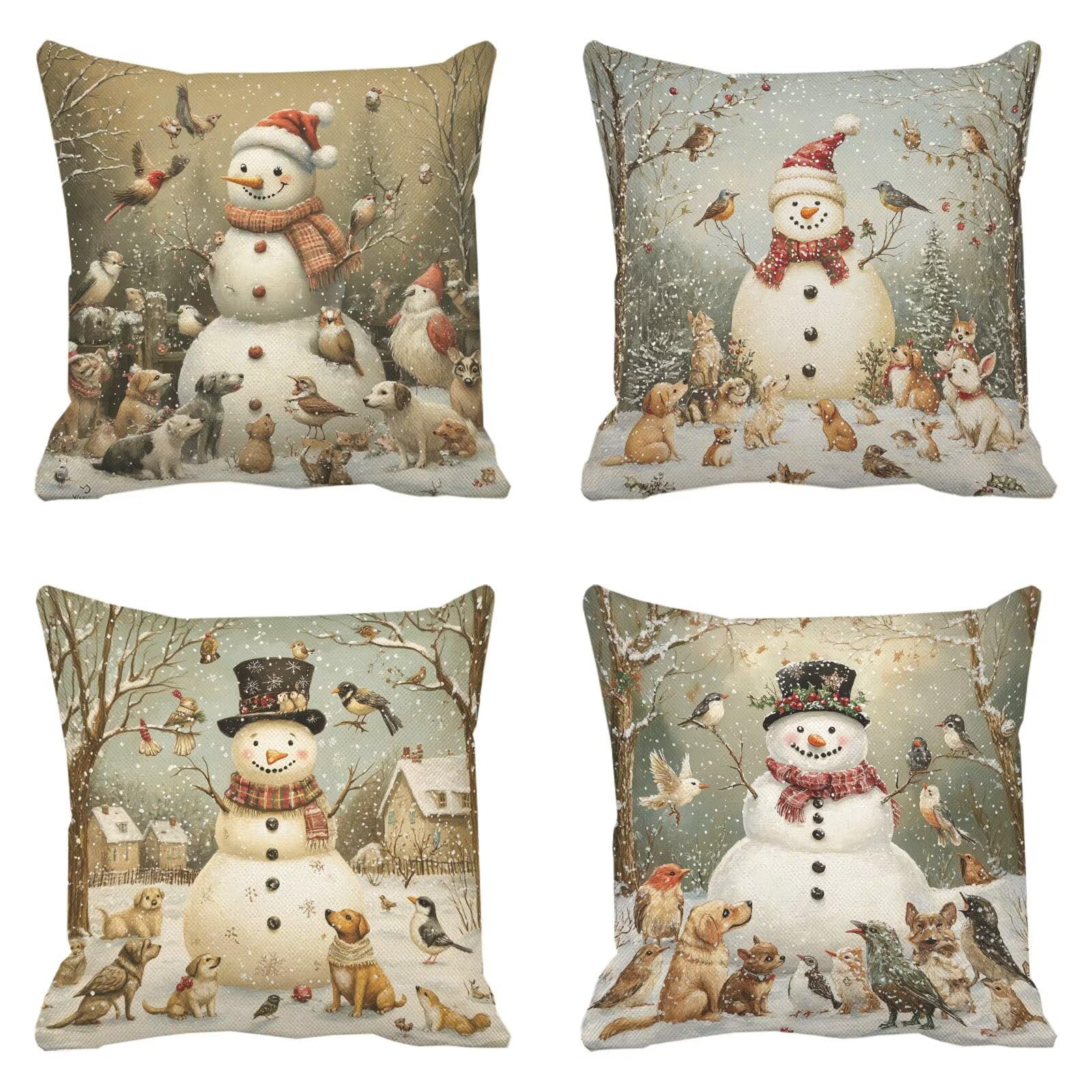 Housse coussin 30x30 cm imperméable et déperlant avec fermeture éclair invisible k-1049