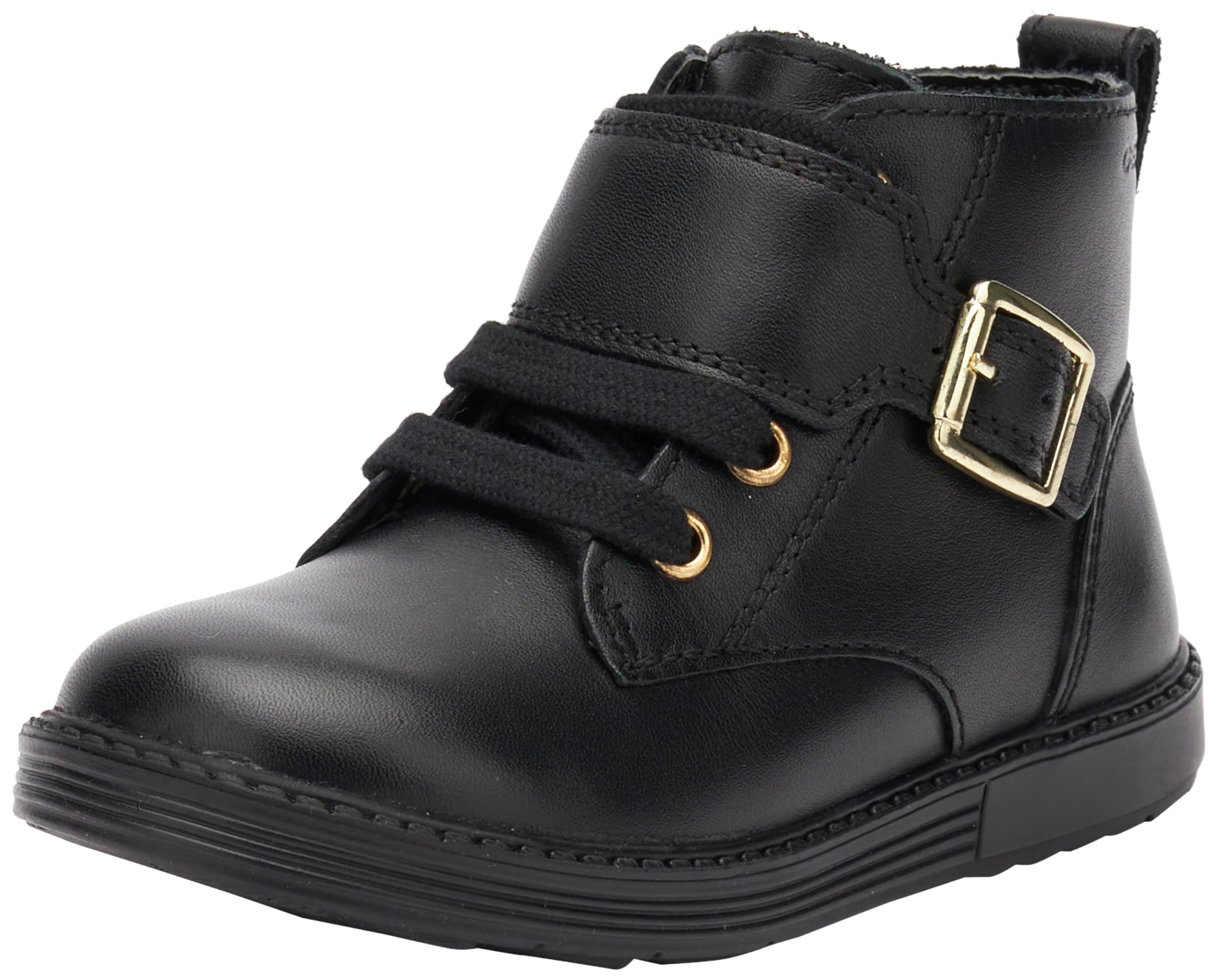 Geox Girls' B Hynde Girl Ankle Boot, black, 8.5 UK