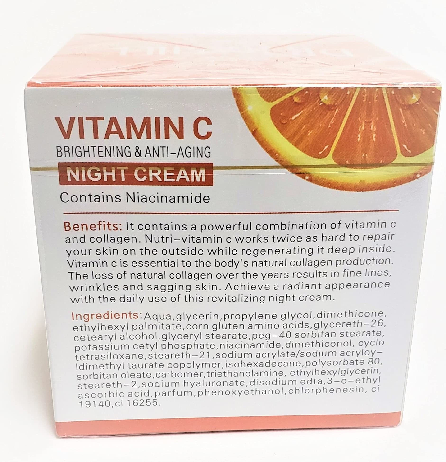 Dr Rashel Vitamin C Face Night Cream With Niacinamide and Collagen AntiAging , Moisturizer Dr Rashel Vitamin C Face Night Cream With Niacinamide and Collagen AntiAging , Moisturizer