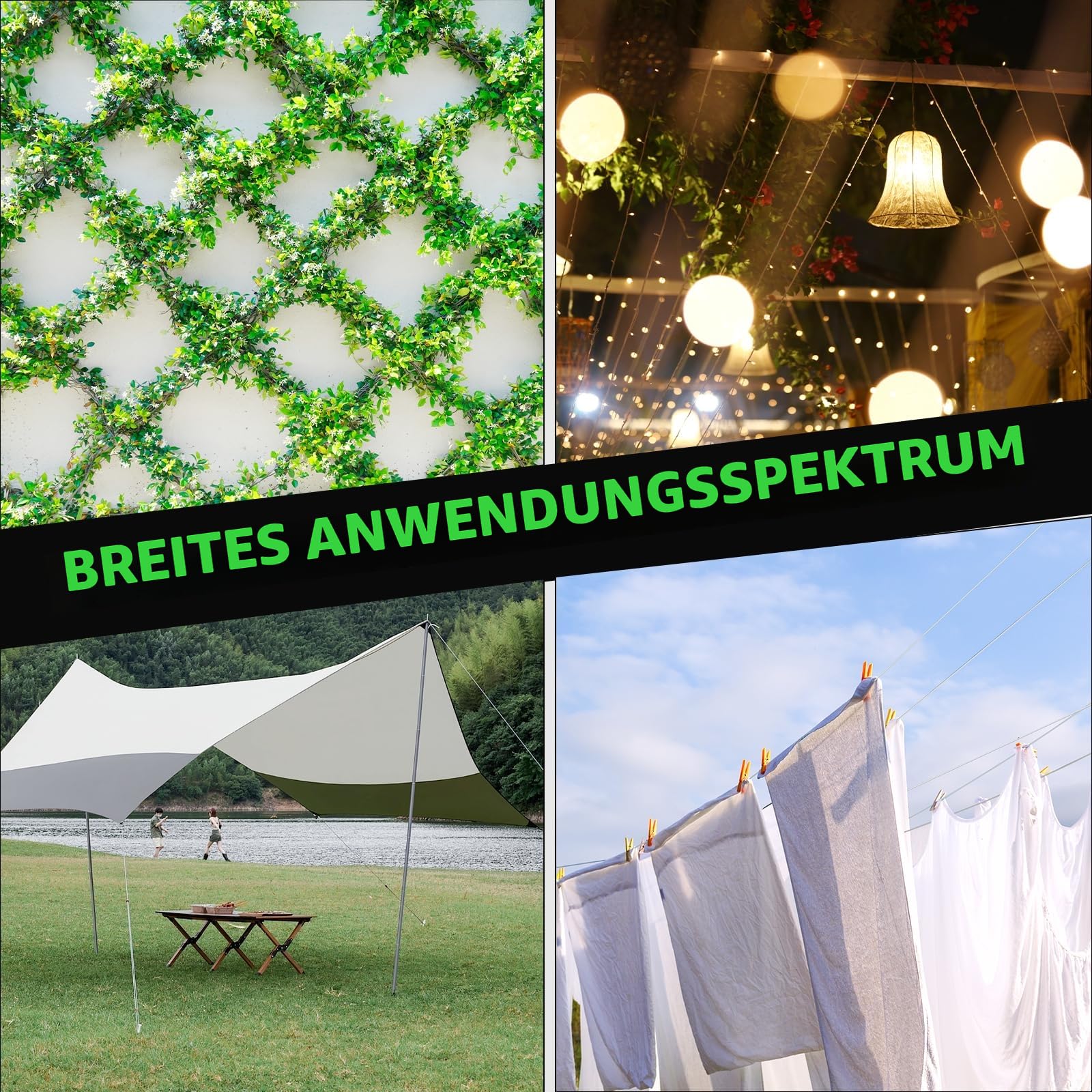 Besdiyart 70 Stück Stahlseil Set, 30M 3mm Drahtseil PVC beschichtetes 304 Edelstahlseil mit Drahtseilschneider, Drahtseilspanner Set mit Ösen Seilspanner zum Aufhängen