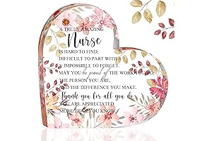 Thoughtful Thank You Gifts for Nurses - Floral Sign Acrylic Table Centerpieces