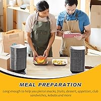 Vista 4 de 300 bandejas de papel para nachos, botes desechables de 2 libras, botes de comida rápida, soporte para perros calientes, cesta de papel