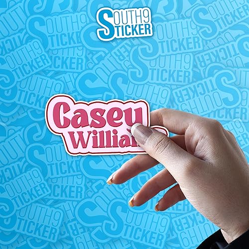 Miniatura 6 de Calcomanías de vinilo troqueladas impermeables con nombre retro para niños, niñas, adultos, para botella de agua, laptop, casco duro, regalos para