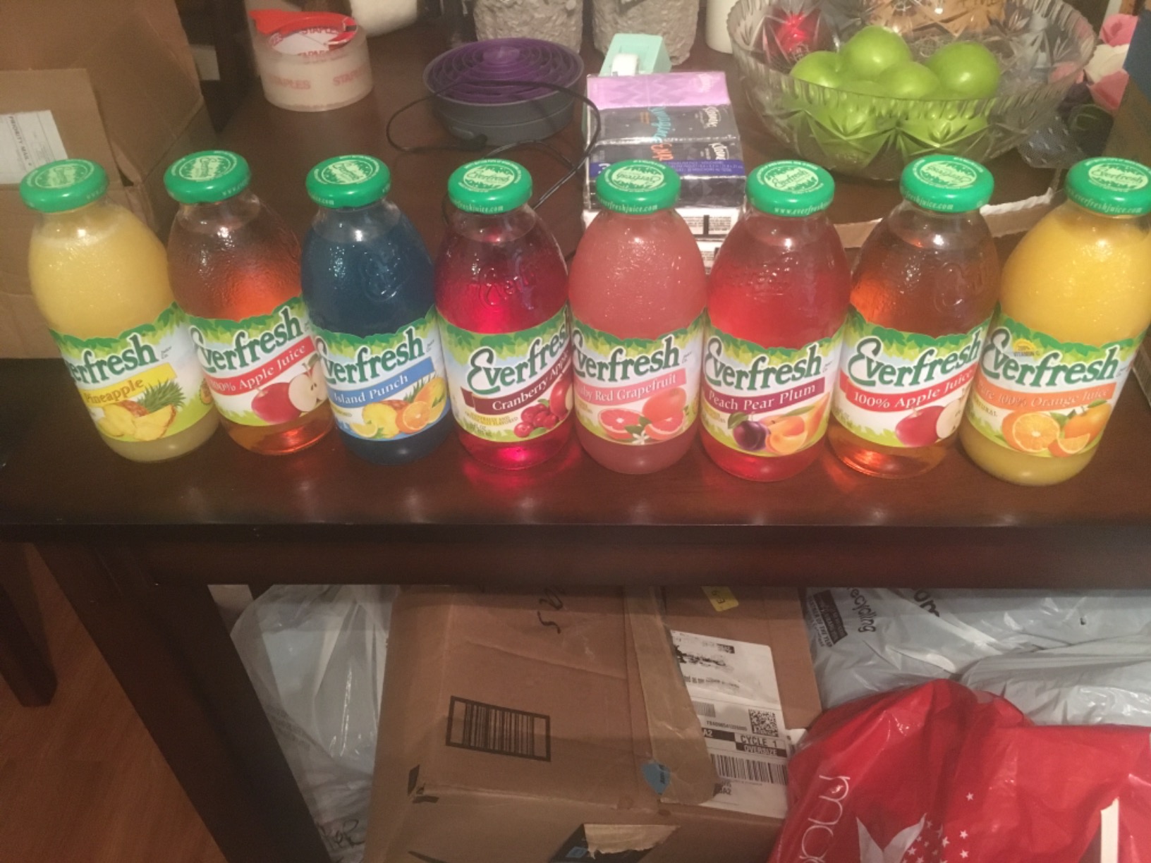 LUV BOX variety Everfresh Juice 16 oz. pack of 8