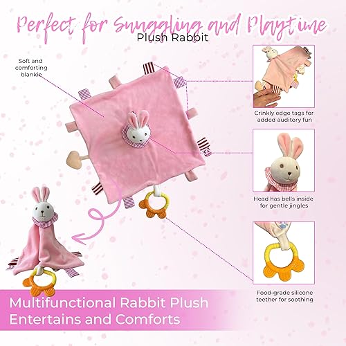 Miniatura 2 de Conjunto de regalo para recién nacido, ropa de bebé, sonajero, manta de bebé, pañal, chupete, regalos para recién nacidos, esenciales para recién