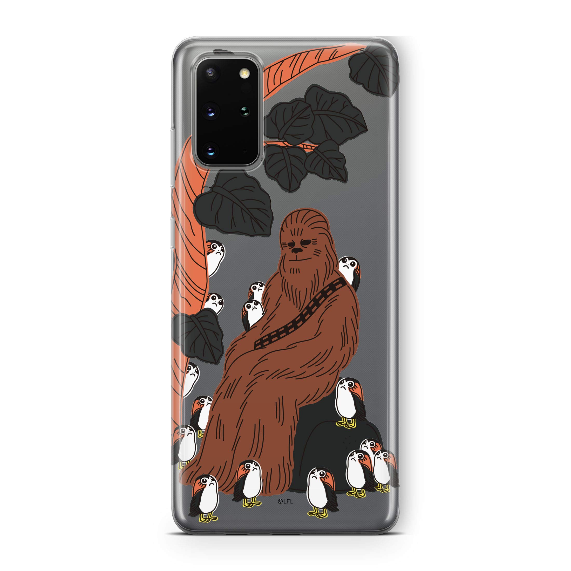 ERT GROUP mobile phone case for Samsung S20 PLUS / S11 original and officially Licensed Star Wars pattern Chewbacca 006 optimally adapted to the shape of the mobile phone, partially transparent