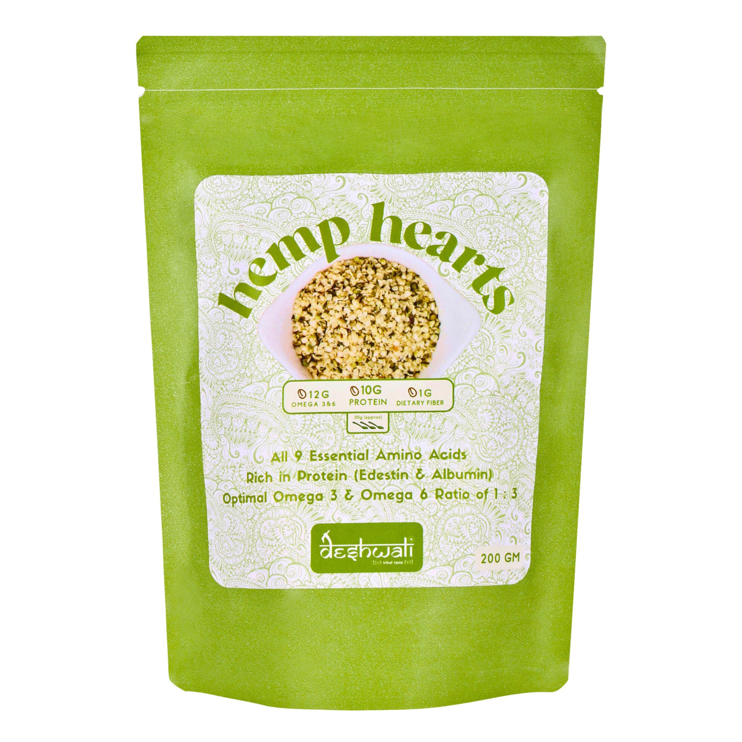 Deshwali Hemp Hearts 200G | Hulled Hemp Seeds | High Protein | Healthy Snacks | Seeds for Eating | Vegan Superfood (B0D5WGRQWB) Amazon Price History, Amazon Price Tracker