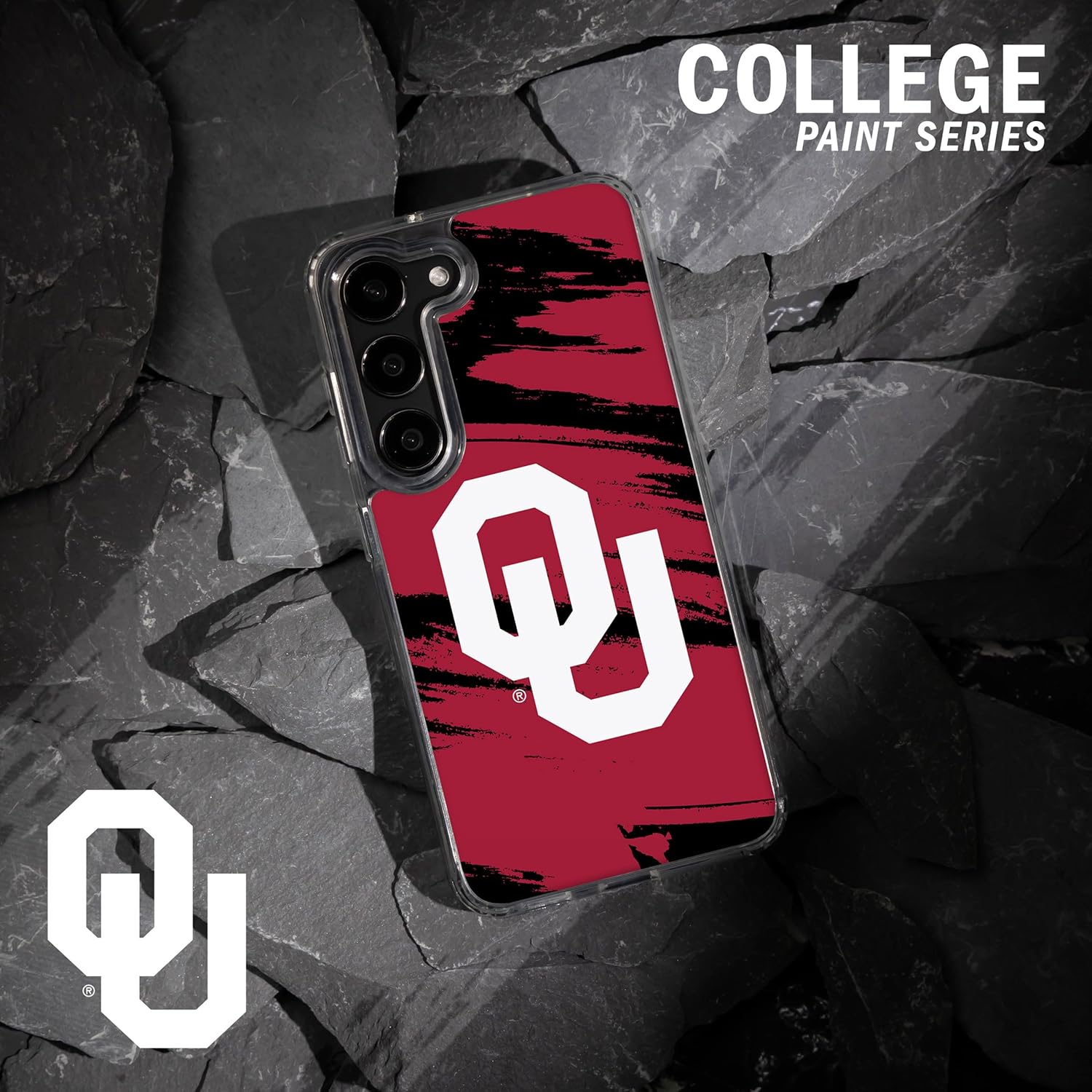 Affinity Bands Oklahoma Sooners HD Phone Case Compatible with Samsung Galaxy S23 (Paint)