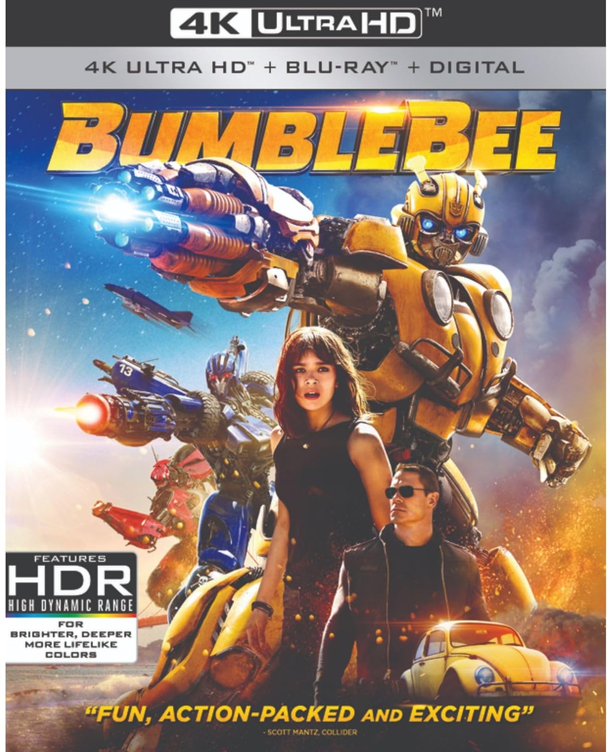 Bumblebee 4K UHD + Blu-ray + Digital media package back cover art