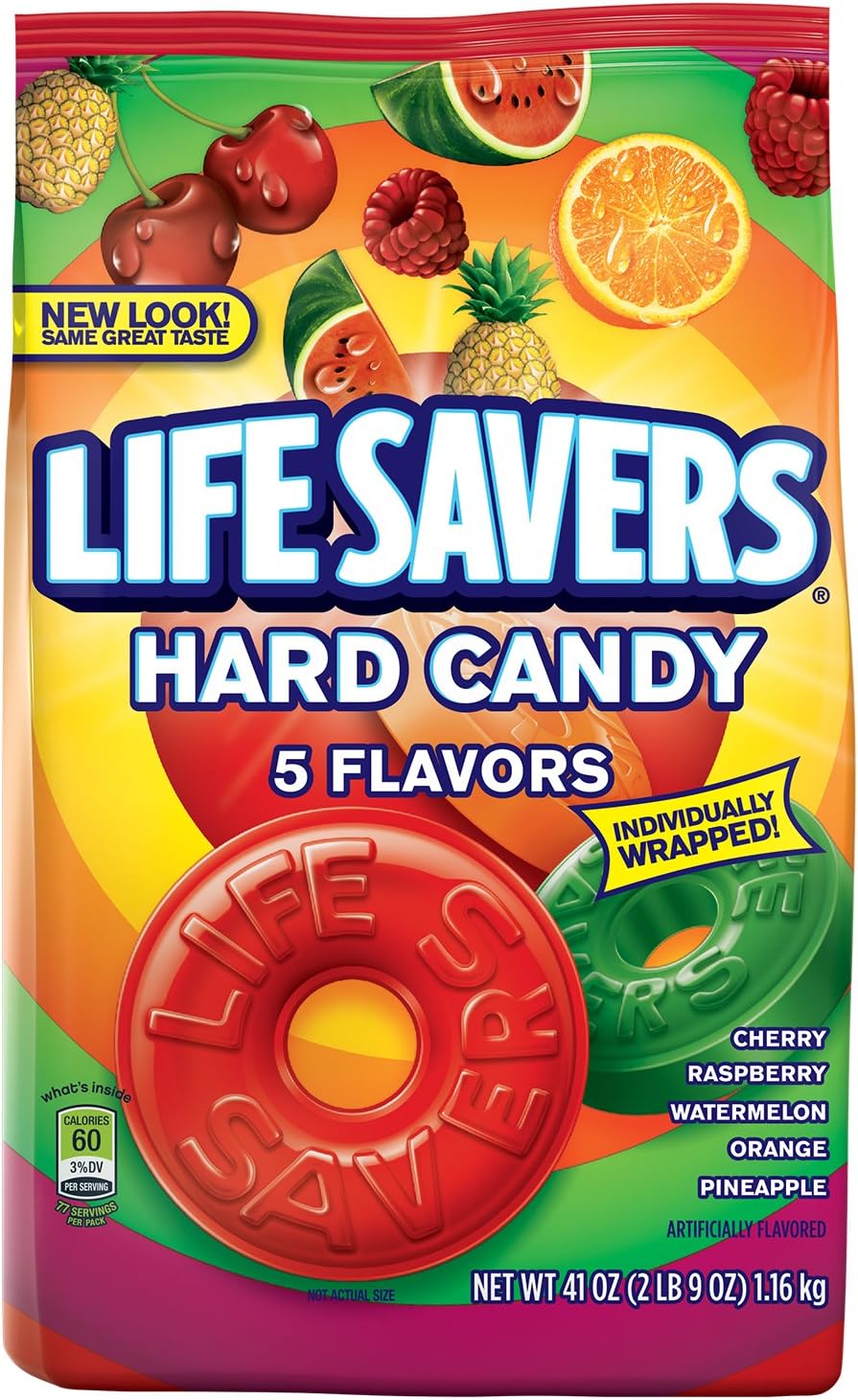 Five Flavors Hard Candy Bag, 41 Oz (Pack of 2)