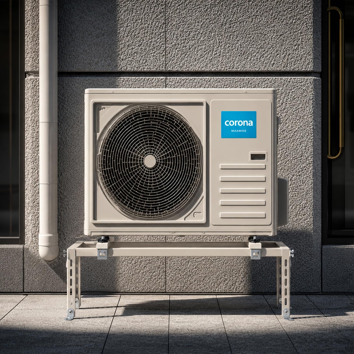 Maclean MC-864 Klimaanlage Bodenständer Wärmepumpe Klimaständer Gestell 280-870mm / 230-450mm bis 70kg max 36000 BTU