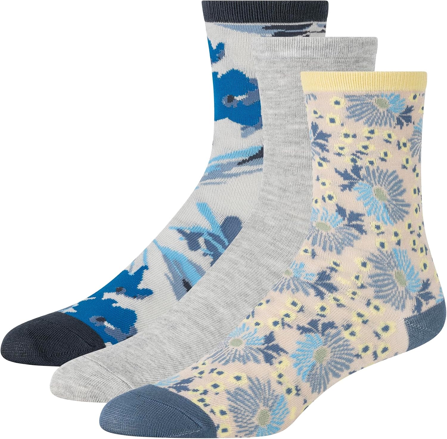 Ted Baker Women's Pattern Crew Dress Socks (3-Pack)