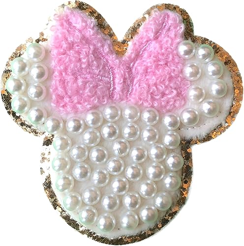 ZOOX Parches de iniciales universitarias con letras blancas y perla marfil, adhesivo 3M para planchar, altura de 2.25 pulgadas (pequeño pequeño)