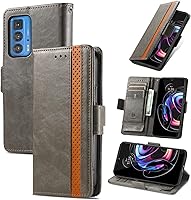 Vista 133 de Funda para Honor X7, Funda para Honor Play 30+ Plus Funda de piel sintética con ranuras para tarjetas Funda con soporte abatible Rojo