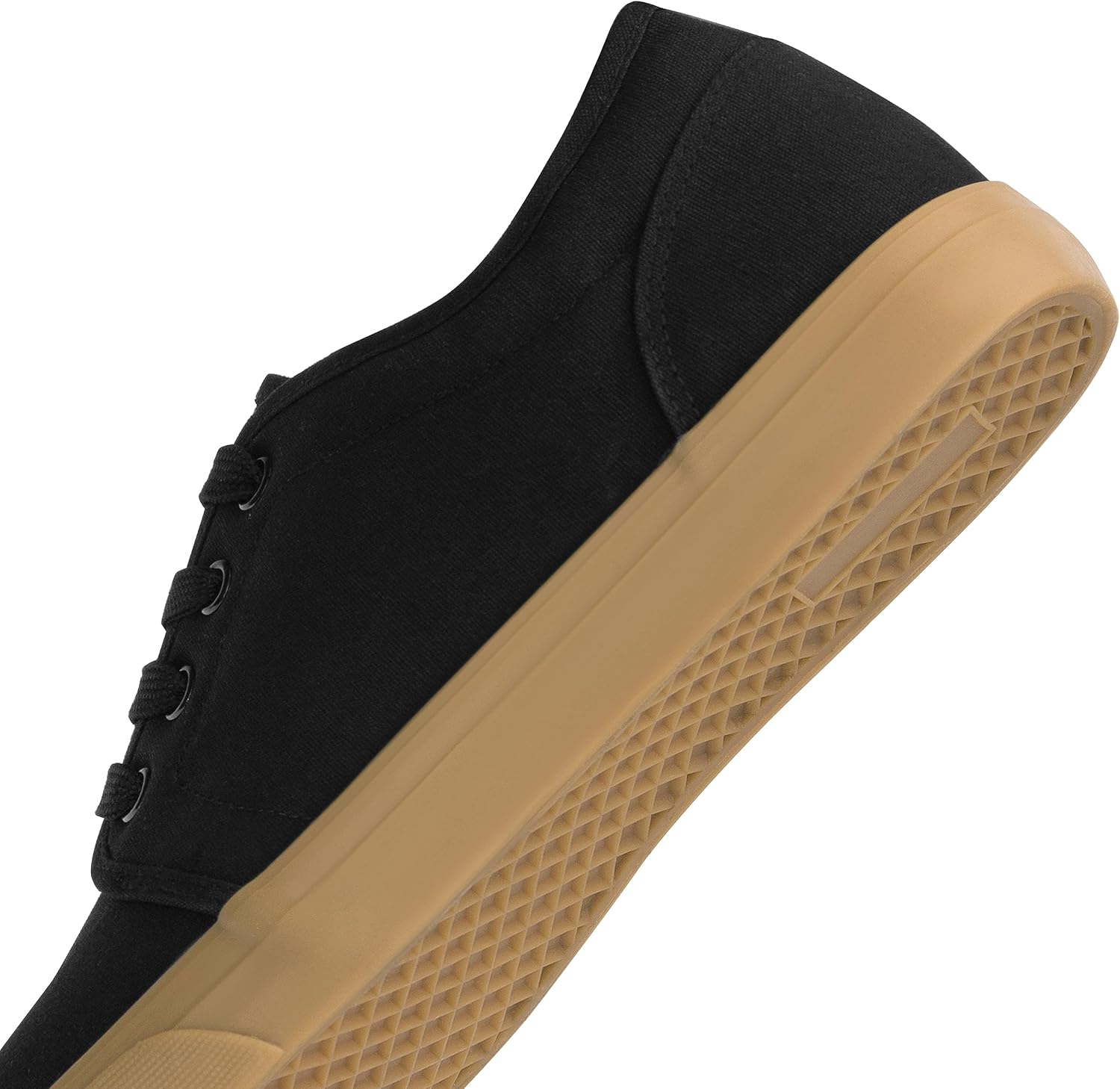 Men's Black Classic Low Top Shoes Canvas Fashion Sneaker with Soft Insole Causal Dress Shoes for Men Comfortable Walking Shoes - Image 5