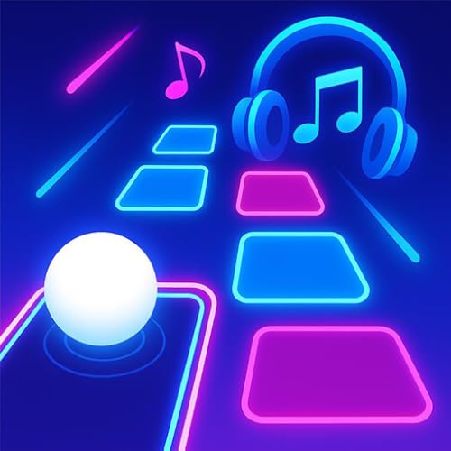 Magic Tiles Rhythm Rush Dancing Ball Hop 3D: Neon Balls Jump Challenge Piano Tiles EDM Music Game