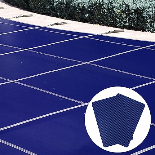 Miniatura 6 de Kit de reparación de cubierta de piscina de 6 piezas, kit de parche azul para cubierta de seguridad para piscina, kit de parche de malla