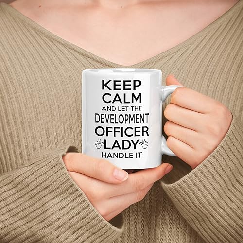 Vista 21 de Regalo para especialista en divulgación comunitaria de 11 onzas, taza de cerámica blanca de 15 onzas – Keep Calm & Let The Community Outreach